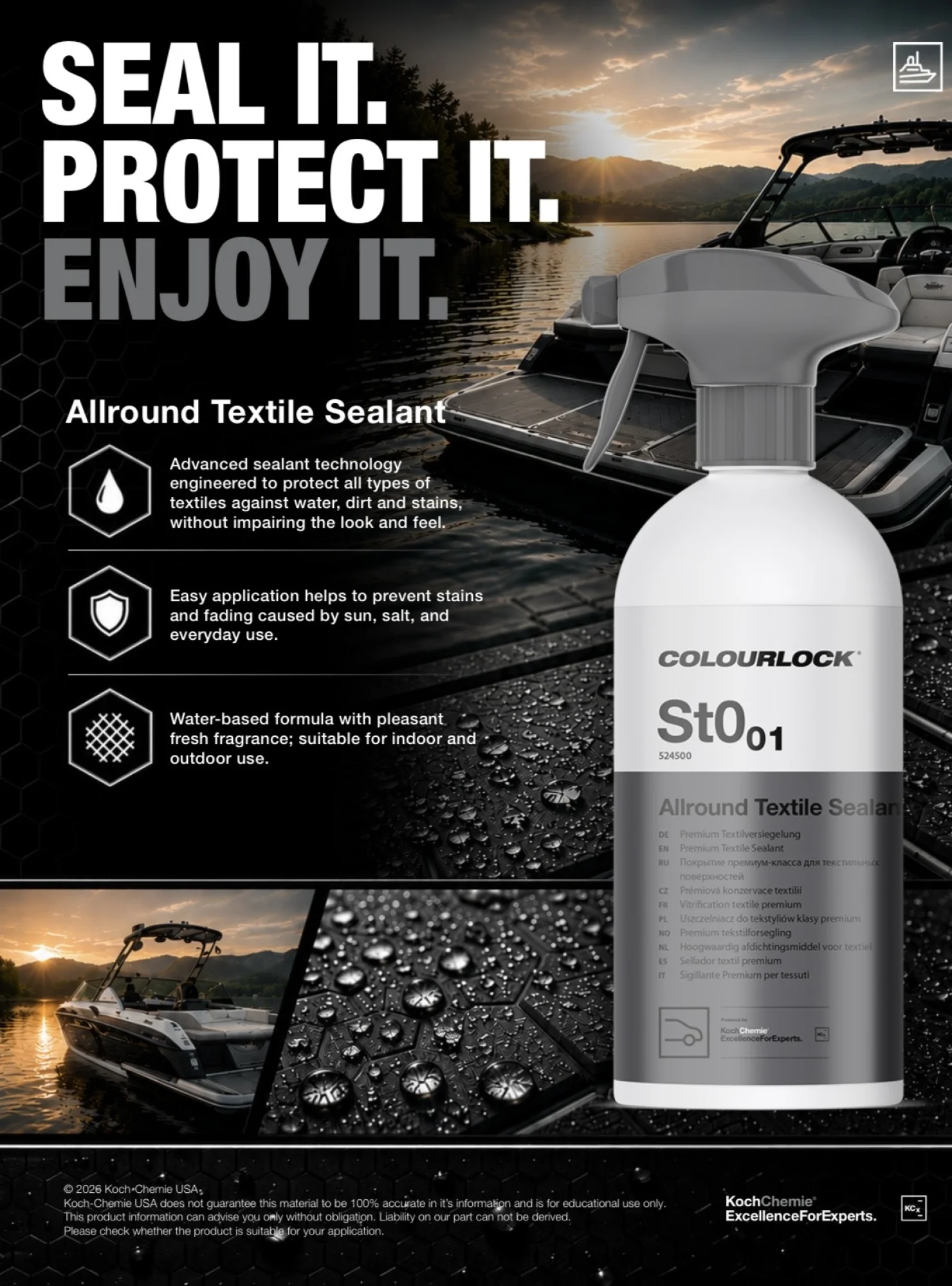 STO.01 ColourLock AllRound Textile Sealant- Protec...