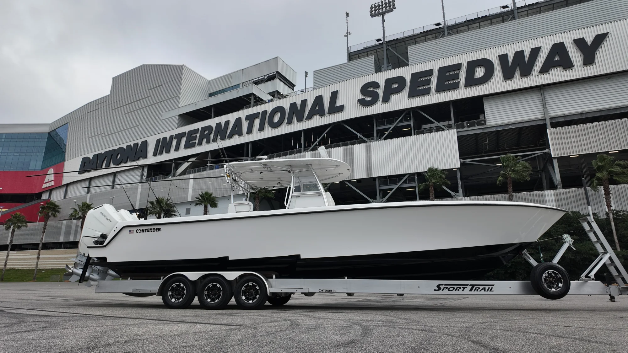 If the track was made of water this boat would be...