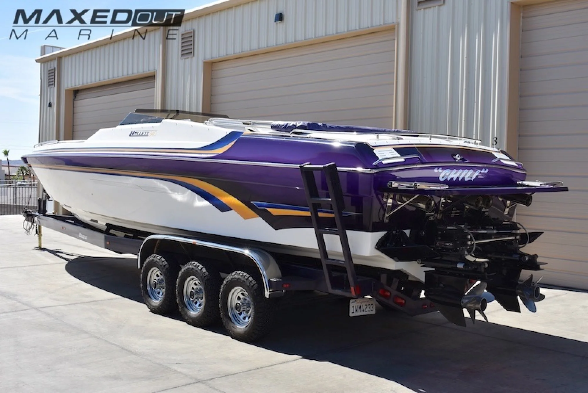 2000 Hallett 340 Mid Cabin Open Bow. Whippled Mercury Racing 500's!! - Image 4