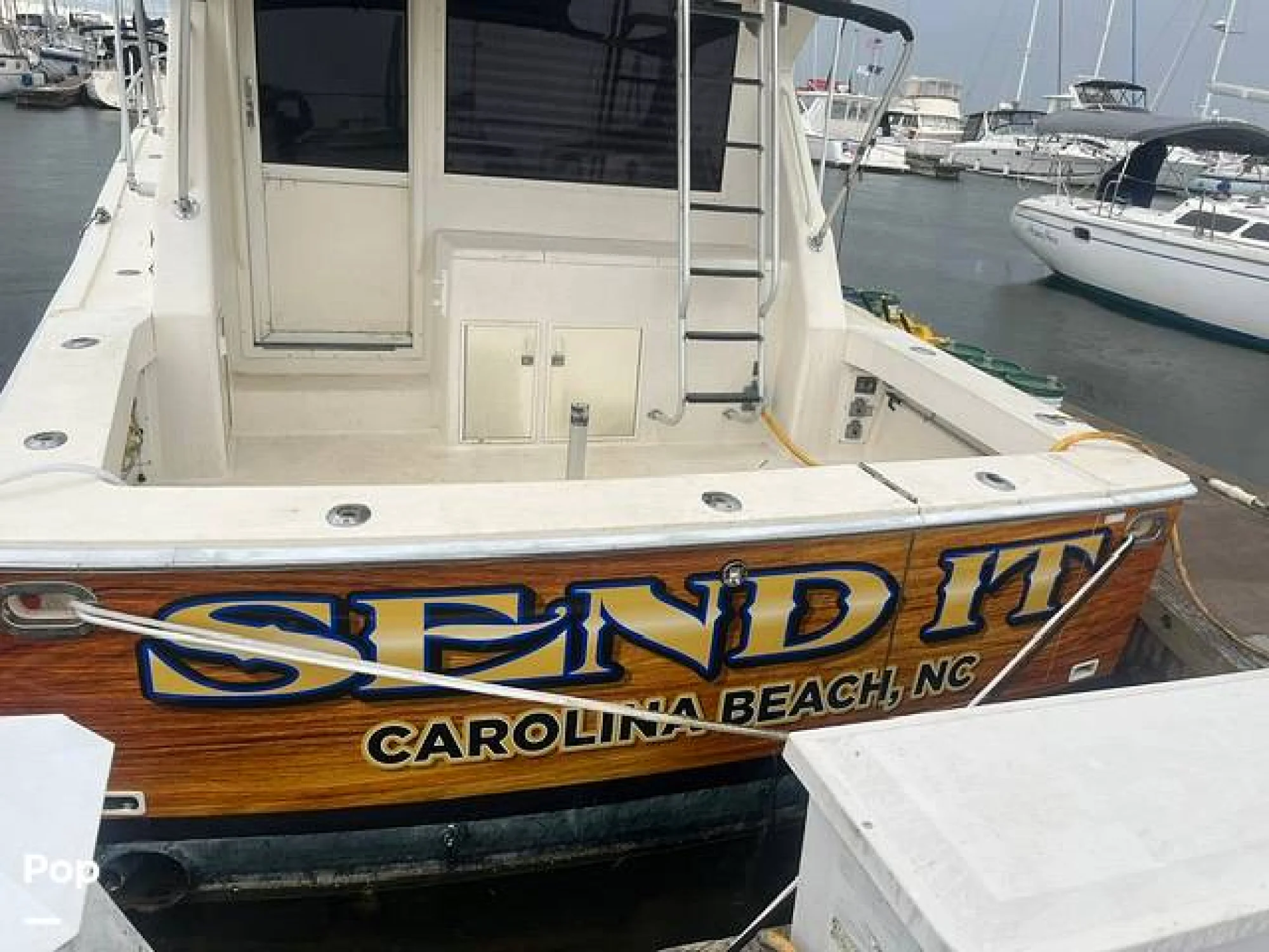 1990 Viking 38 Convertible - Image 5