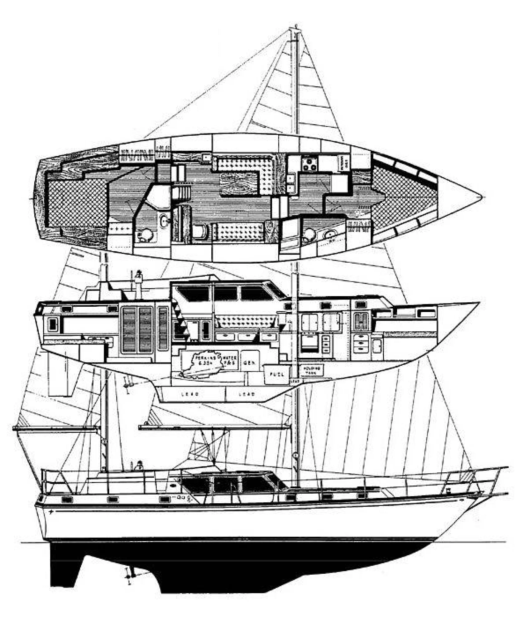 1980 Gulfstar Sailmaster 47 - Image 5