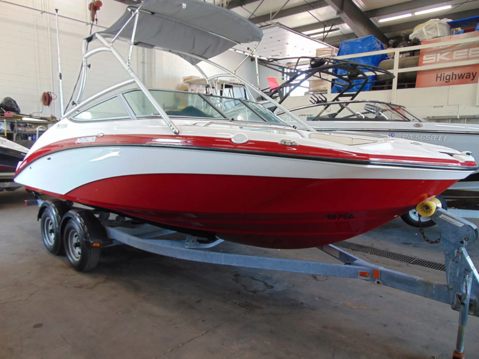 Yamaha Marine AR210 With Galvanized Trailer