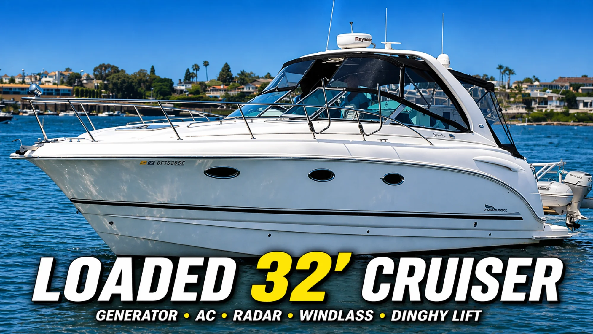 2003 Chaparral 320 Signature Express Cruiser Twin Bravo III Drives • Generator • A/C • Private Aft Cabin