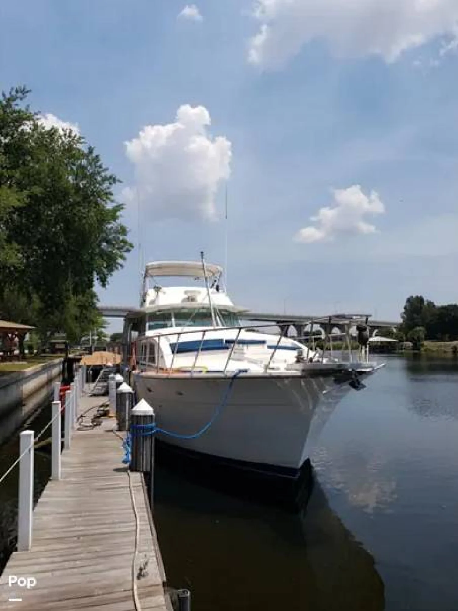 1985 Bertram Flybridge 58 - Image 3