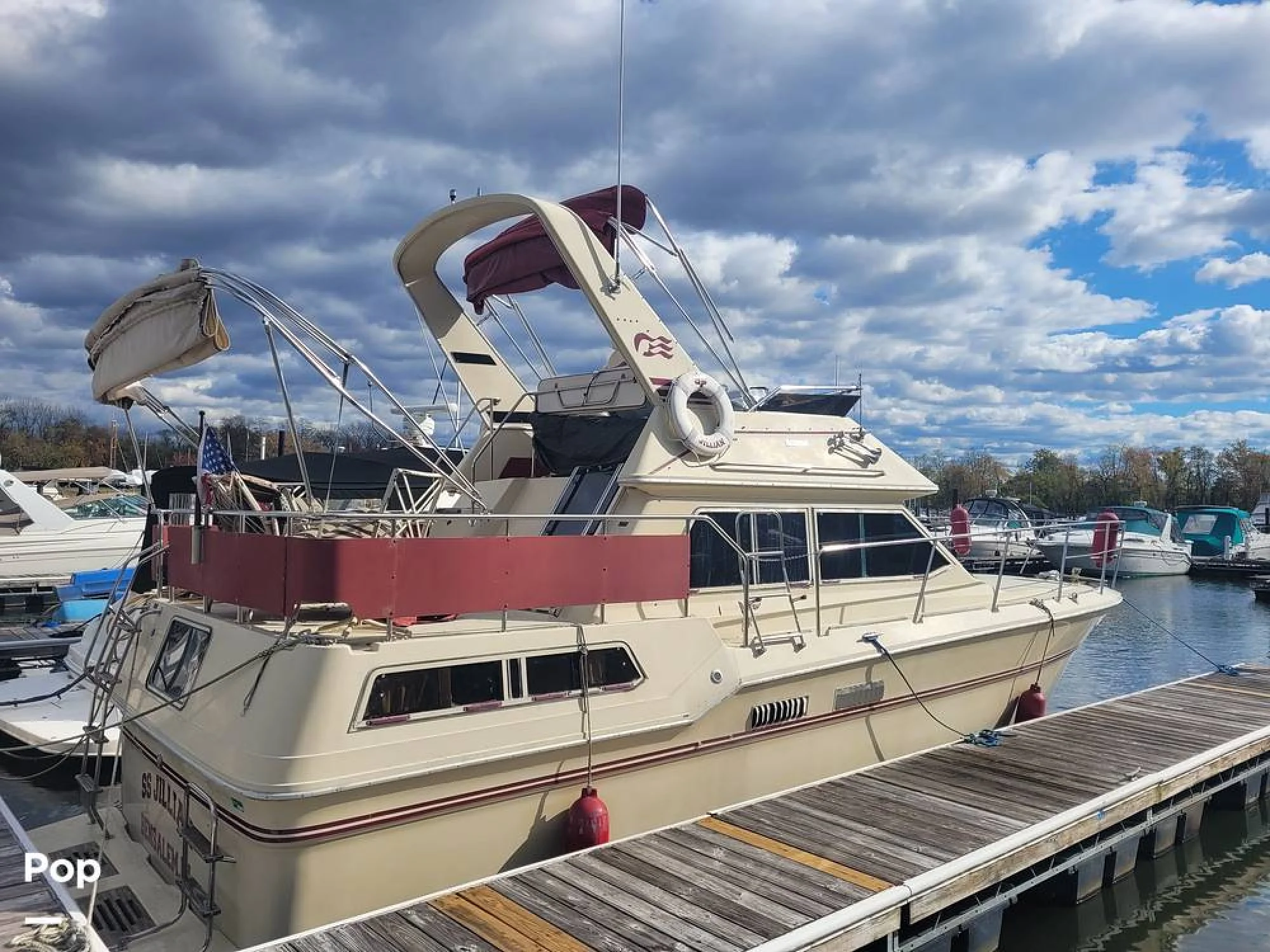 1983 Sea Ray 355 aft - Image 2