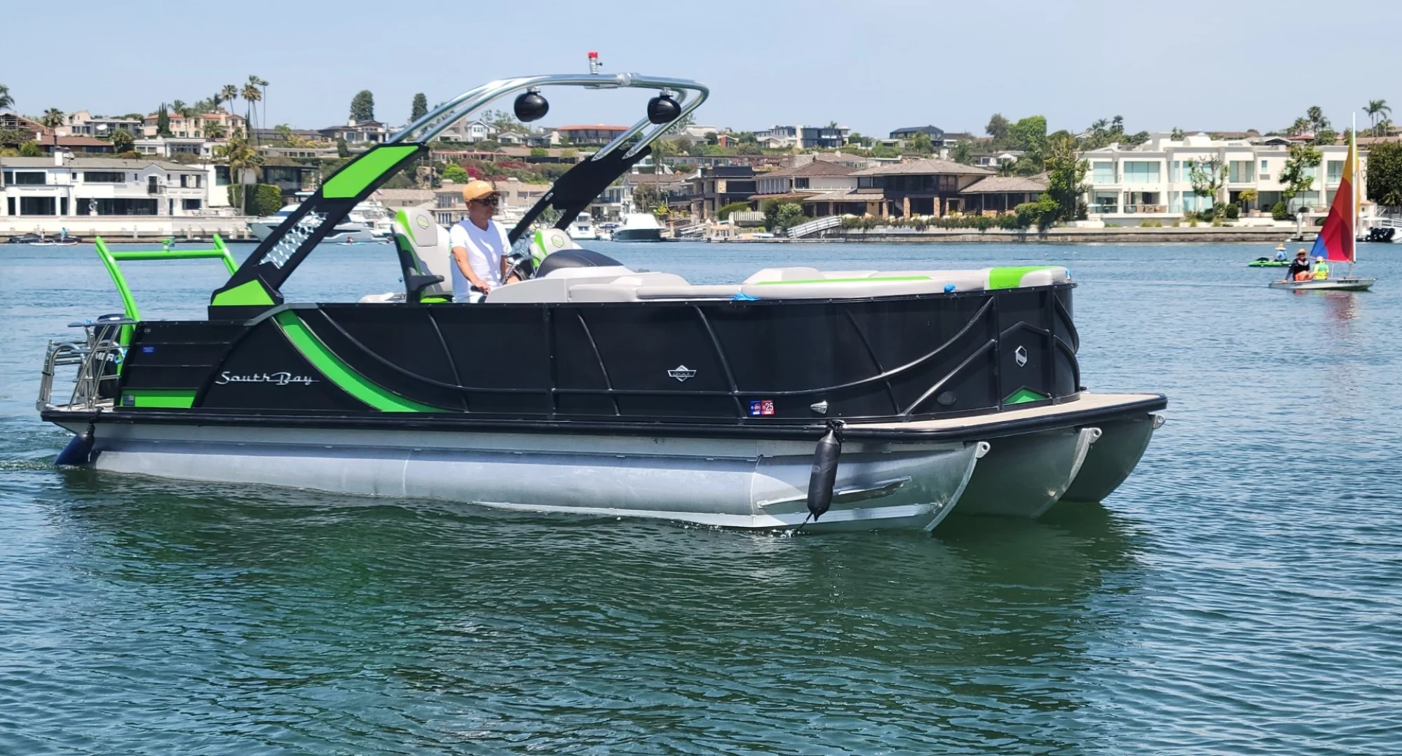 2023 South Bay 25 Pontoon Loaded, Low Hours, Trailer, Ready Now