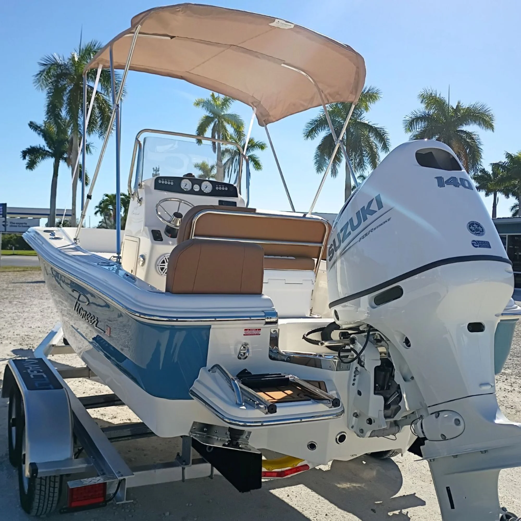 2026 Pioneer 180 Sportfish Steel Blue Bay Boat #77A - Image 3