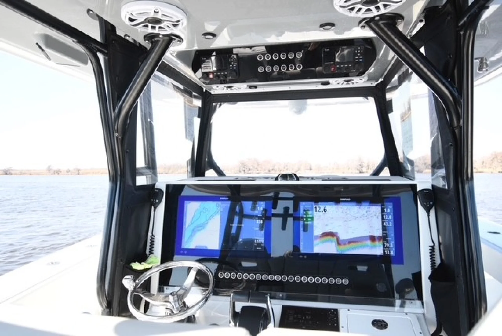2023 Freeman 37VH is an absolute offshore weapon loaded with premium upgrades and powered by Quad 2023 Mercury 300HP Verado V8s with only 350 hours. - Image 3