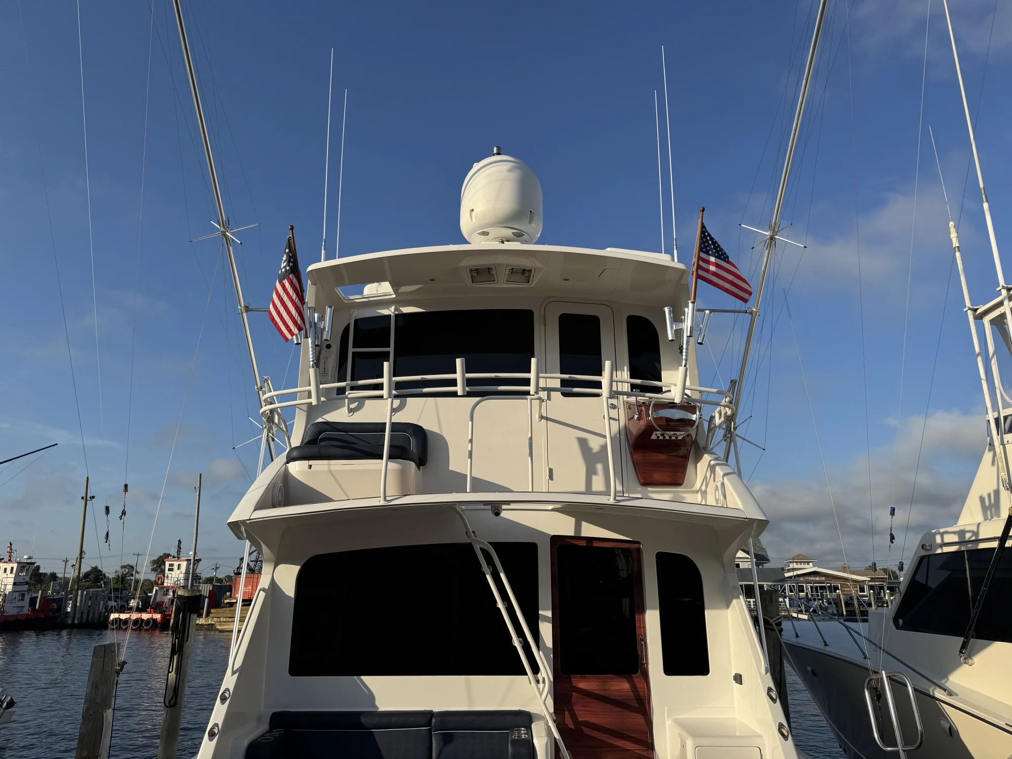 2002 Viking 61 Enclosed Bridge - Image 5