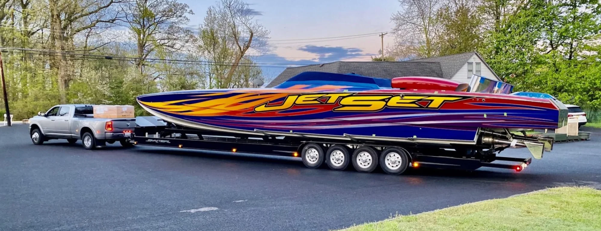 2020 50' Skater w twin T55 turbines