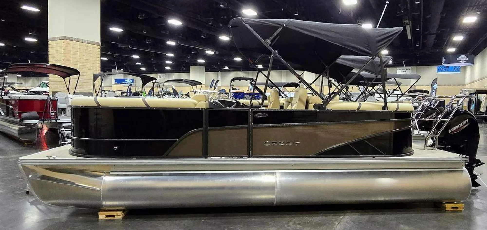 2024 Crest DLX 220 SLC Tritoon