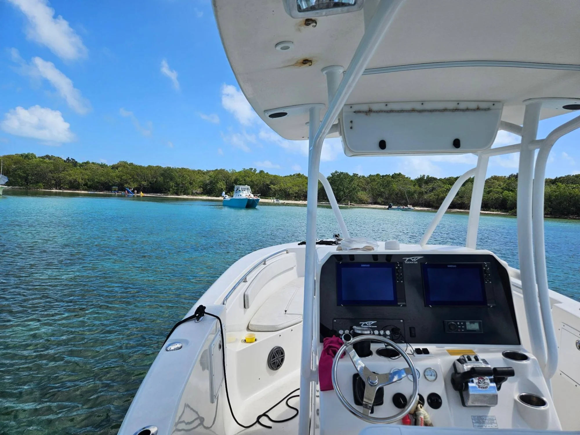 2013 Tidewater 250CC Adventure Twin Mercury 150HP 4-Strokes • Radar • Dual Simrads • Trailer Included - Image 2