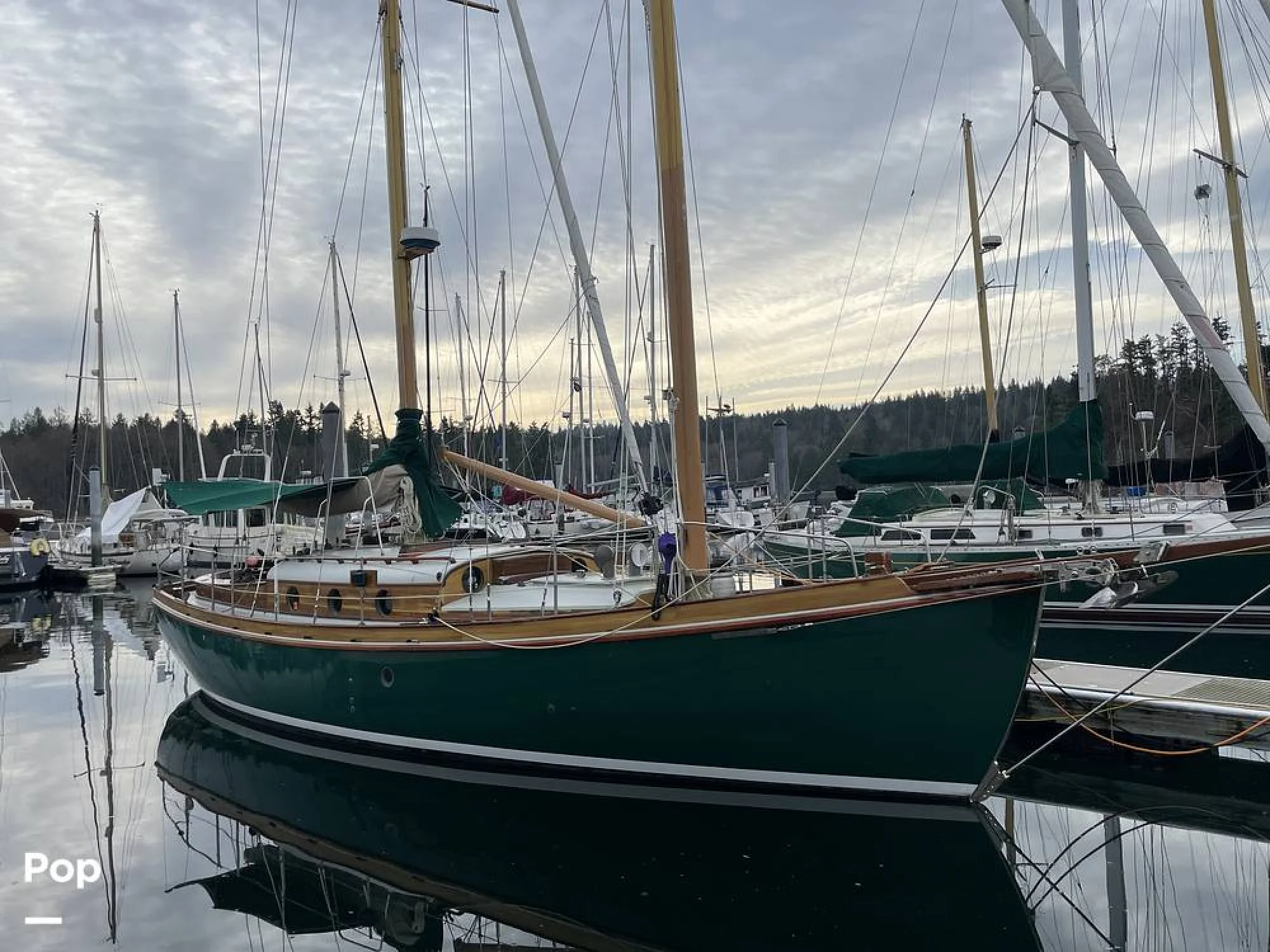 2000 Covey Island 38 Custom Schooner - Image 2