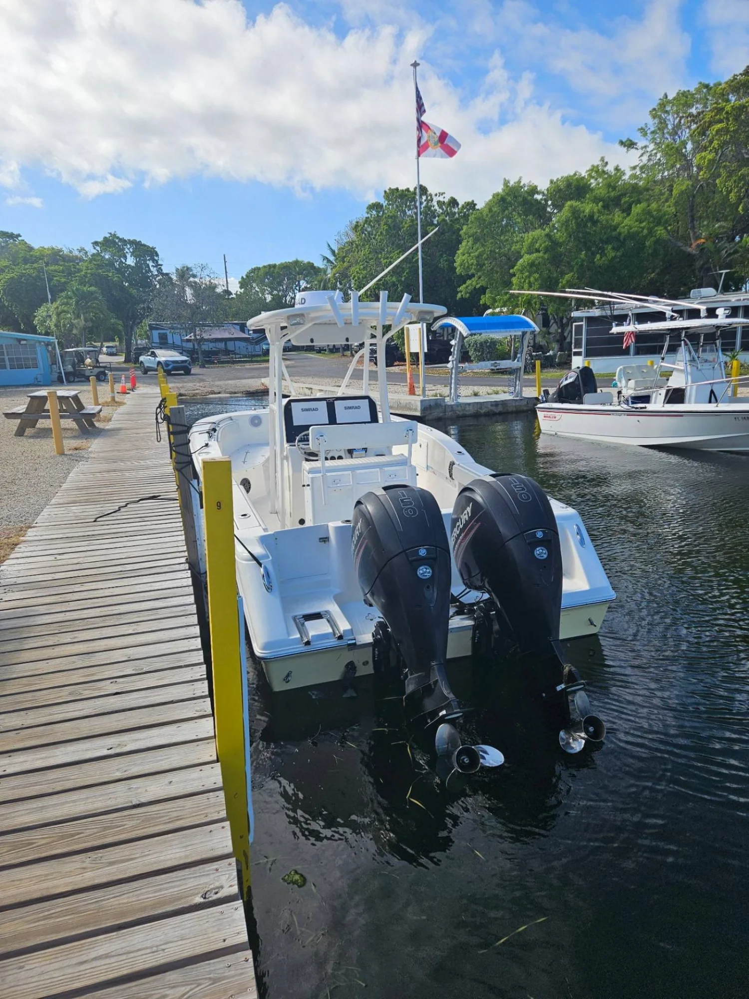 2013 Tidewater 250CC Adventure Twin Mercury 150HP 4-Strokes • Radar • Dual Simrads • Trailer Included - Image 4