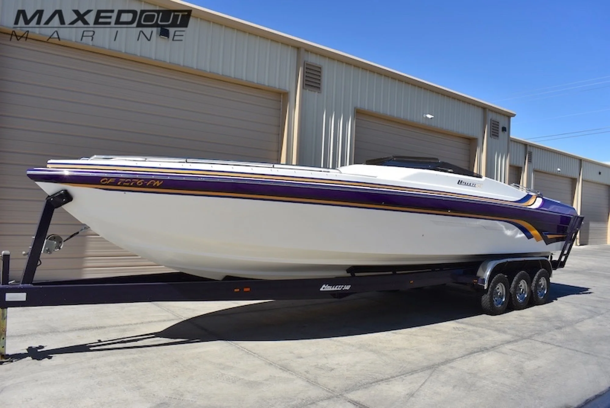 2000 Hallett 340 Mid Cabin Open Bow. Whippled Mercury Racing 500's!! - Image 2