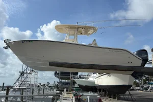 2017 Cobia 277 Center Console, no bottom paint